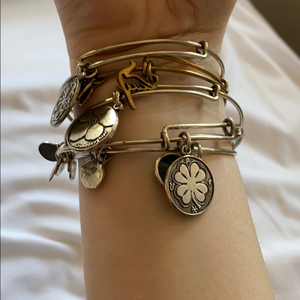 SET OF 5 ALEX&ANI BANGLES